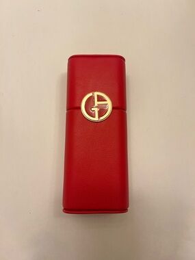 New Giorgio Armani Beauty Vanity Holder Box‎ Lipstick Holder Leather Case